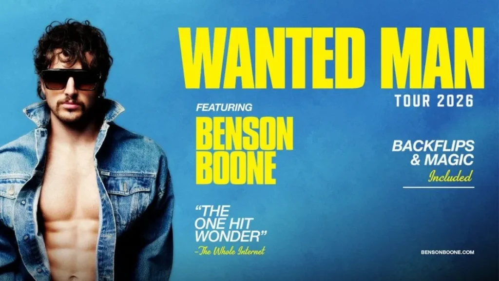 Benson Boone at VyStar Veterans Memorial Arena